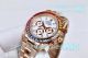 AAA Grade Clone Rolex Daytona Colorful Diamond Bezel Rose Gold Men's Watch (4)_th.jpg